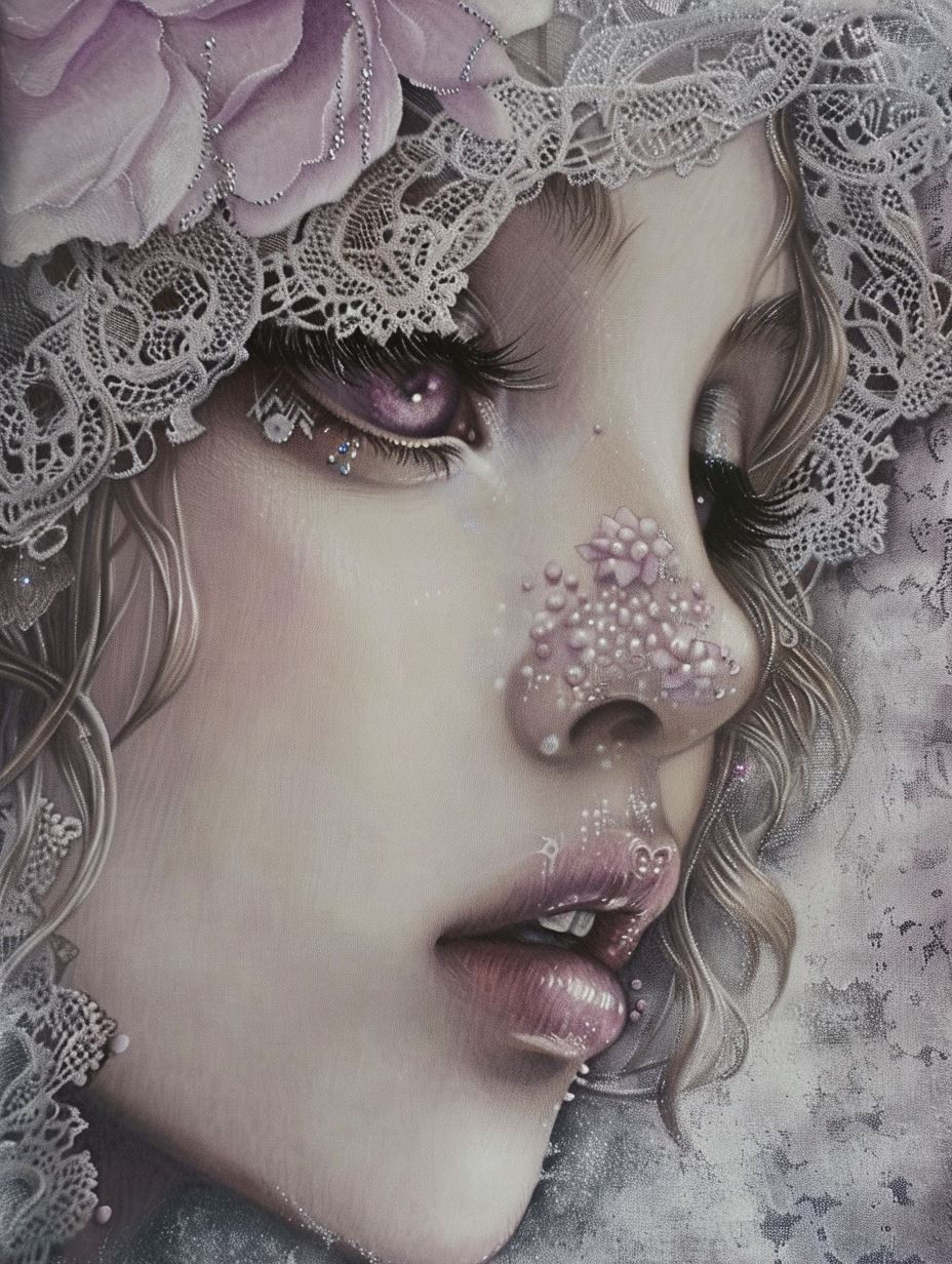 Ethereal Lace and Pearl Dream