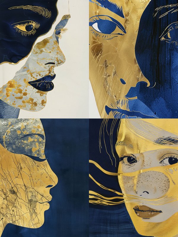 Gilded Shadows of Human Emotion