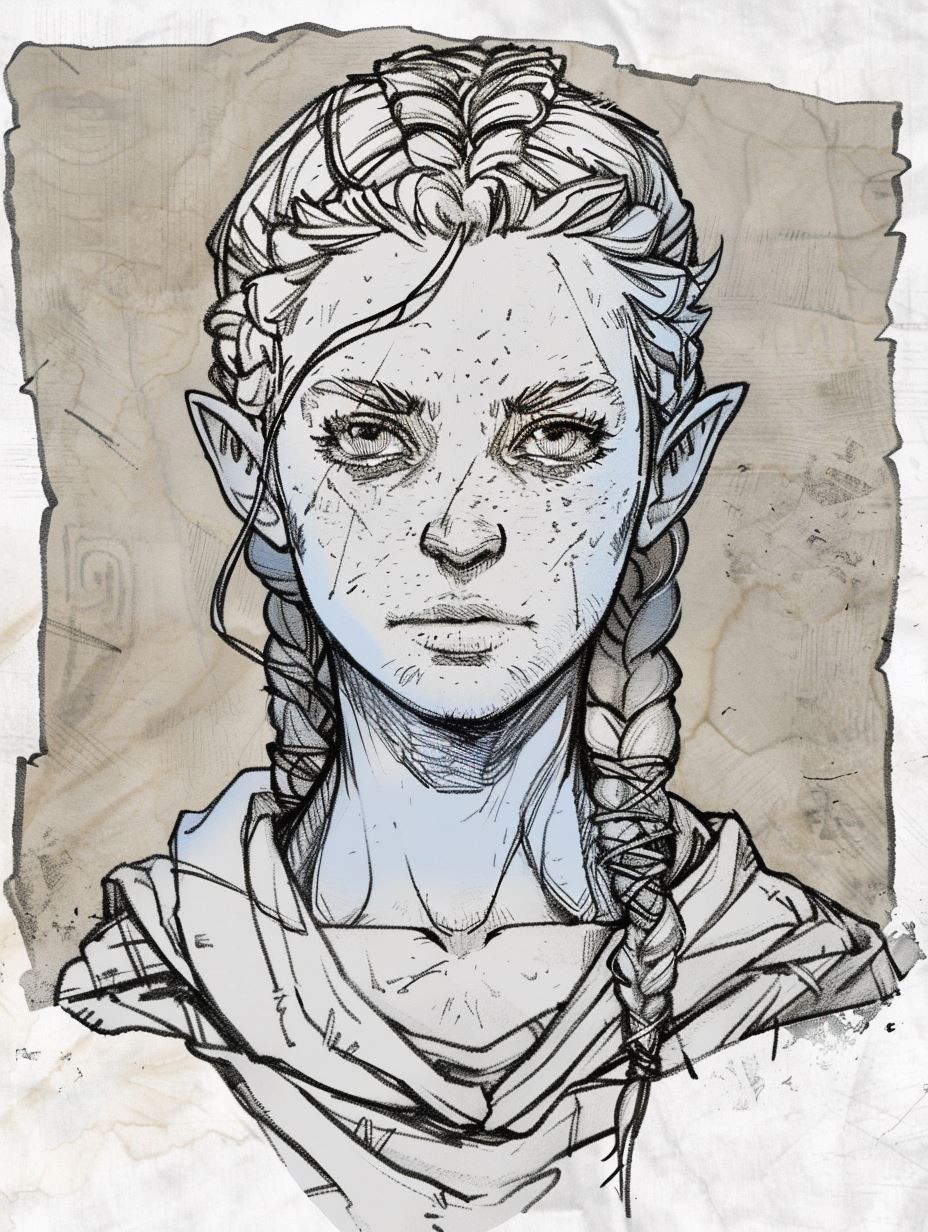 Steel Gaze Sketch - Image 2