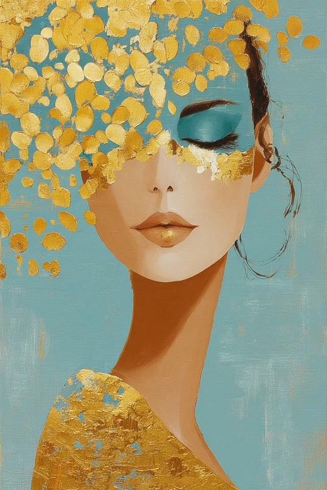 Golden Gilded Muse - Image 1