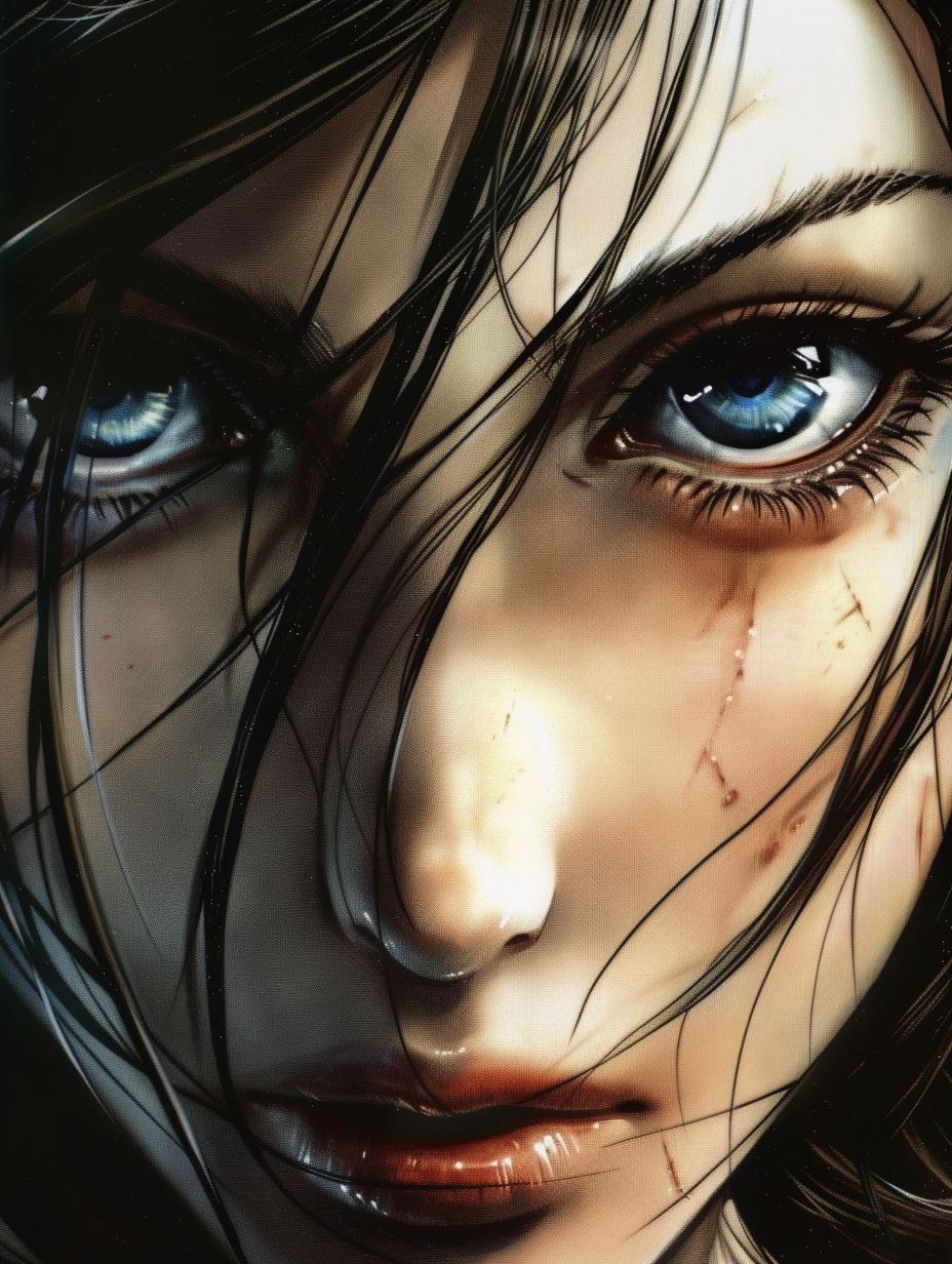 Intense Gaze of Survival