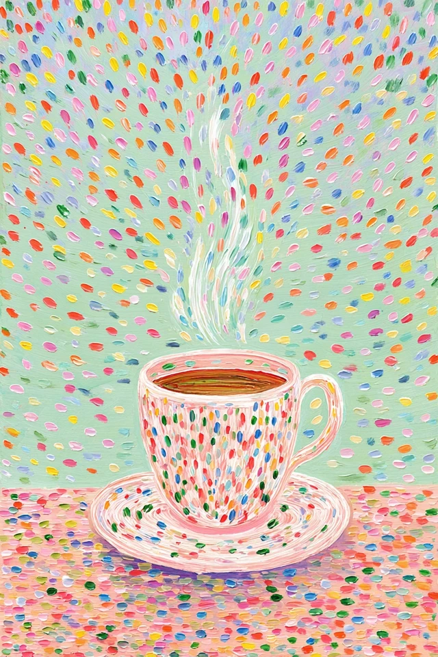 Prismatic Pointillism Portrait - Image 4