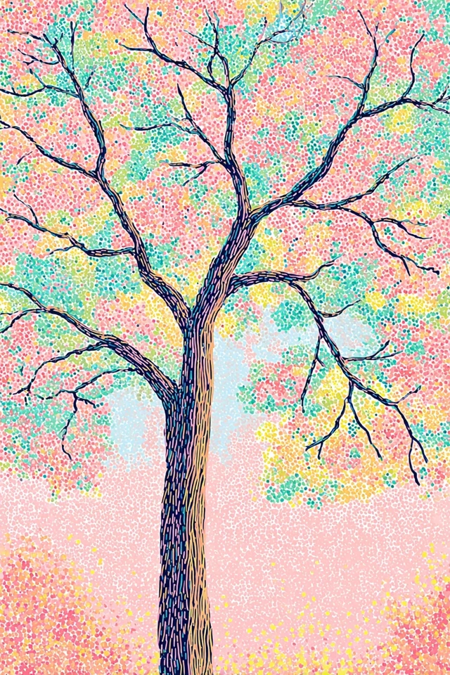 Prismatic Pointillism Portrait - Image 5