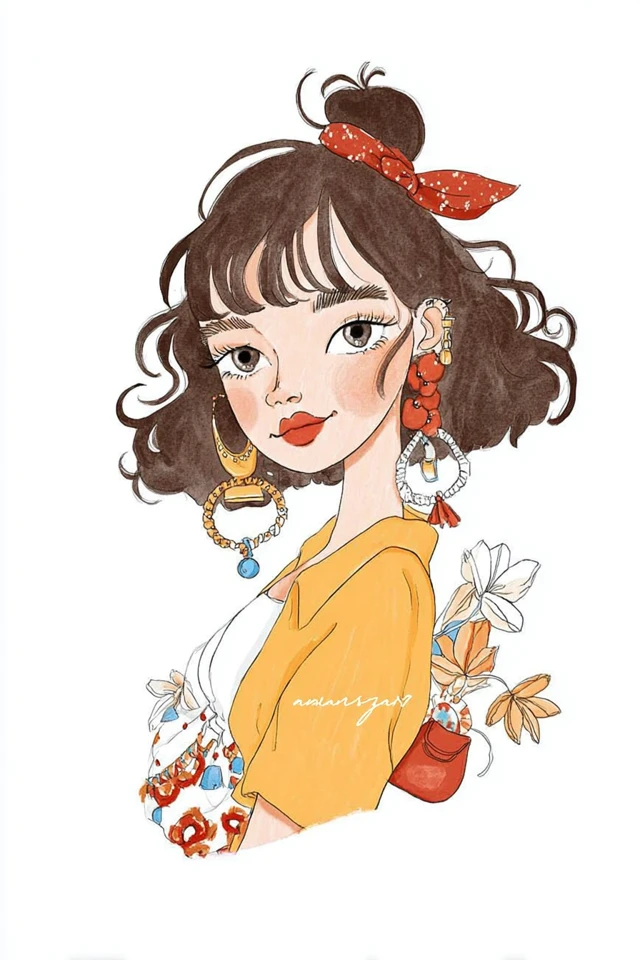 Whimsical Bohemian Muse - Image 1