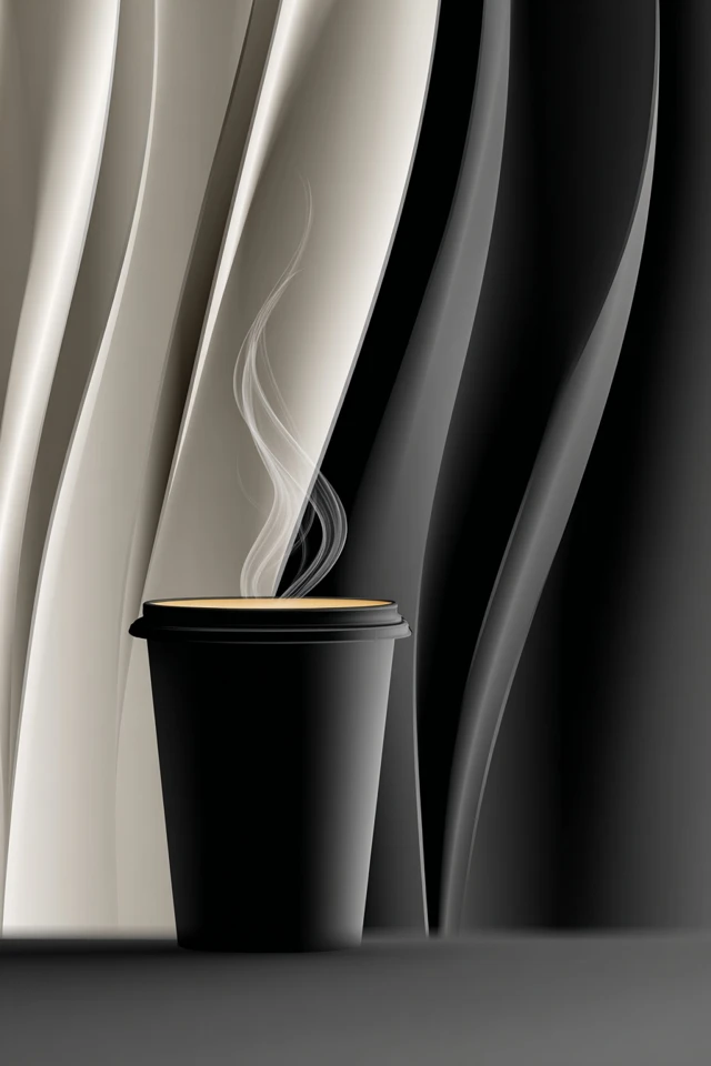 Monochrome Harmony: A Study in Fluidity - Image 4