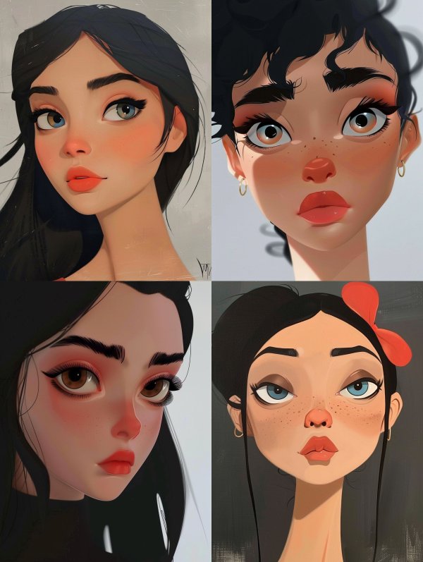 Soft Stylized Digital Portraiture