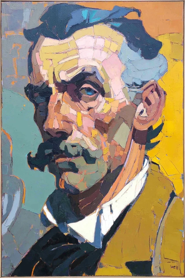 Angular Expressionist Portrait