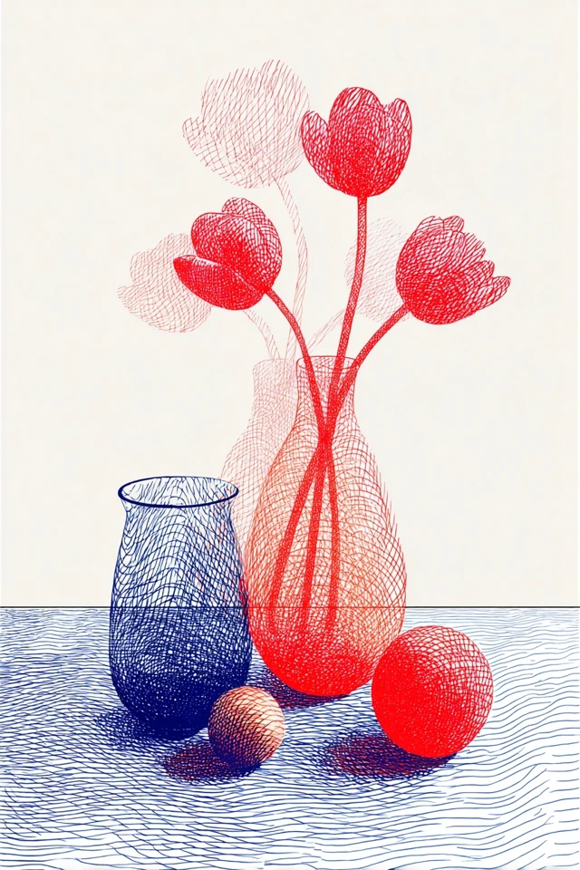 Chromatic Line Portrait - Image 3