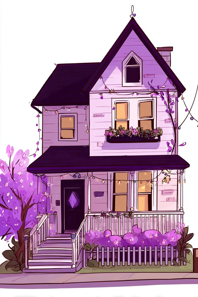 Purple Dreams Aesthetic Collage - Image 6