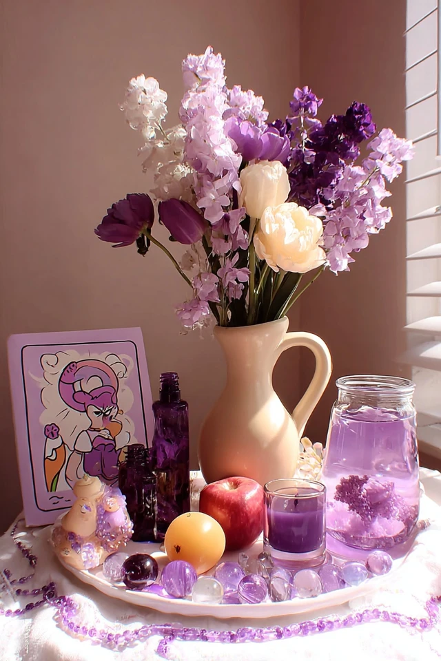 Purple Dreams Aesthetic Collage - Image 3