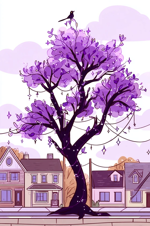 Purple Dreams Aesthetic Collage - Image 5