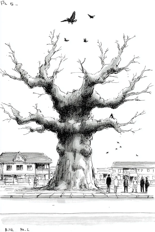 Monochrome Musings: A Manga Art Collage - Image 5