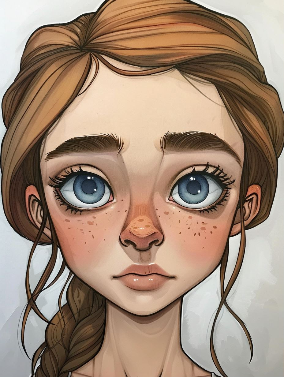 Emotional Portraits of Stylized Girls - Image 1