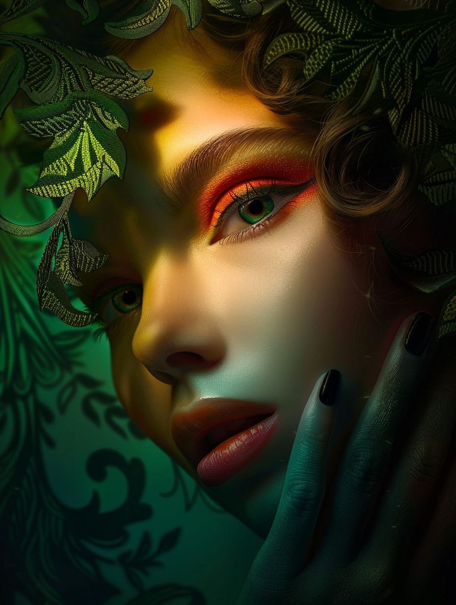 Mystic Flora: A Study in Ethereal Beauty - Image 1
