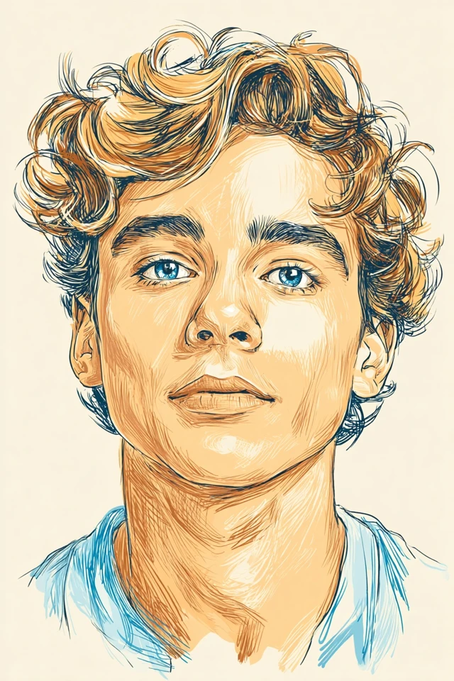 Golden Hour Sketch - Image 1