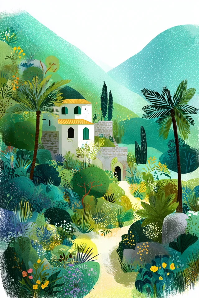 Botanical Dreamscape Portrait - Image 2