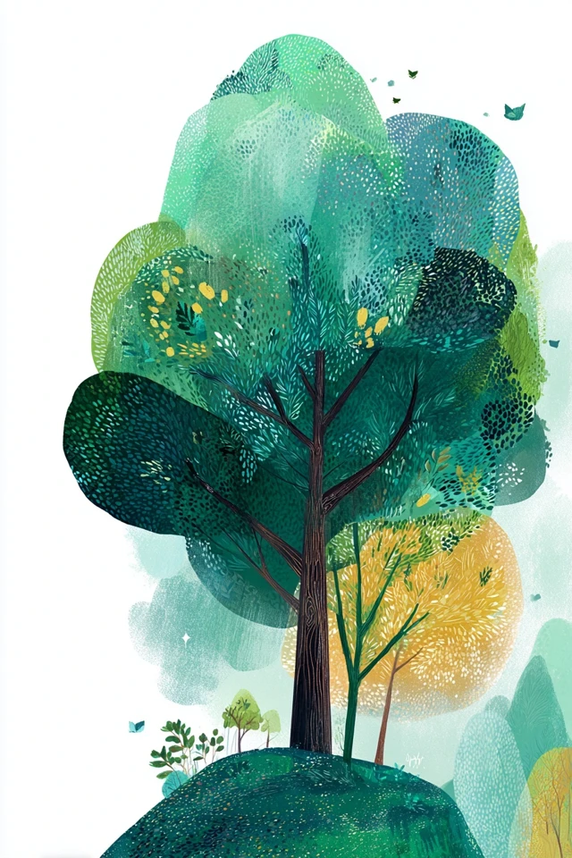 Botanical Dreamscape Portrait - Image 5