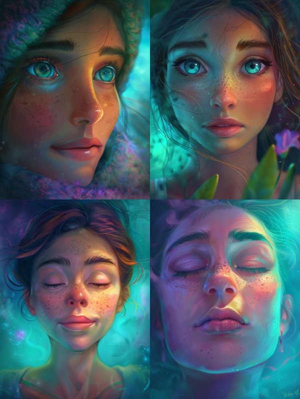 Ethereal Gazes of a Dreamy Soul