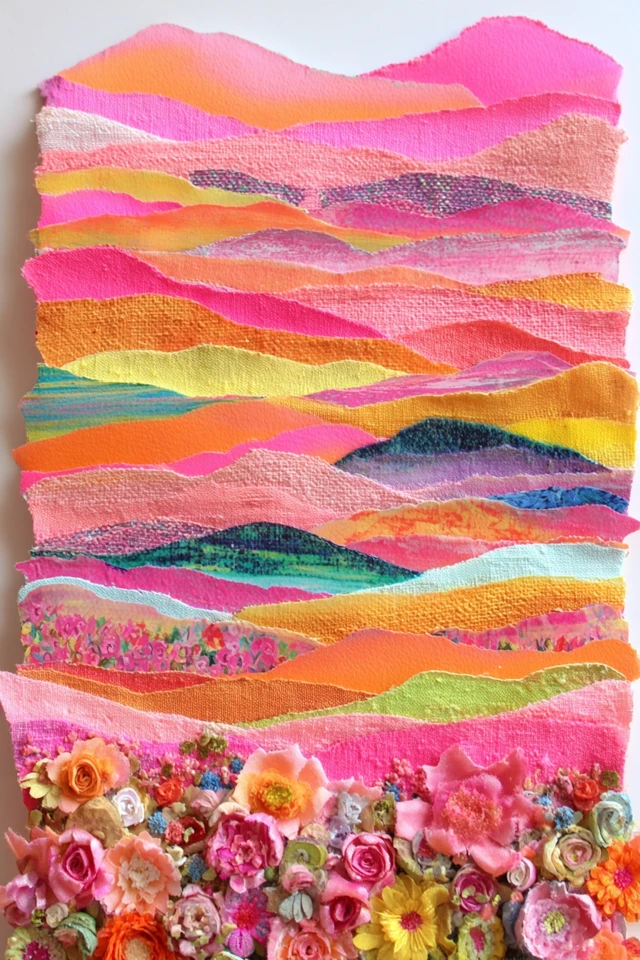 Prismatic Textile Portrait - Image 2