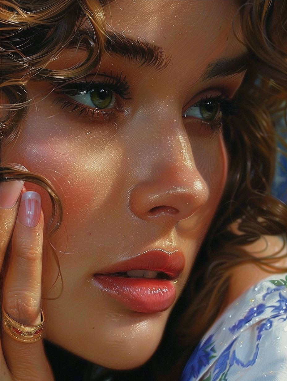 Ethereal Gaze: A Study in Light - Image 3