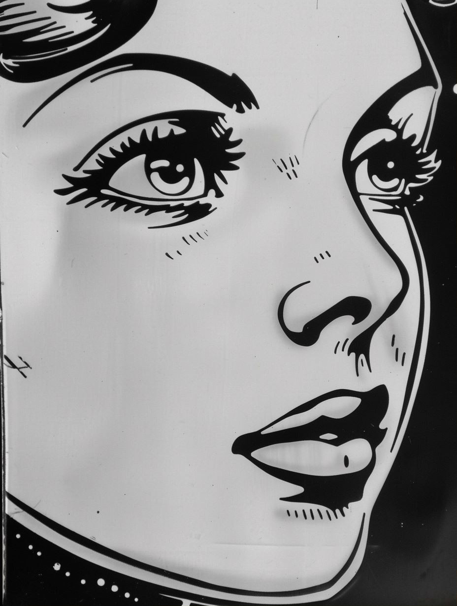 Pop Art Comic Style Female Portraits - Image 1
