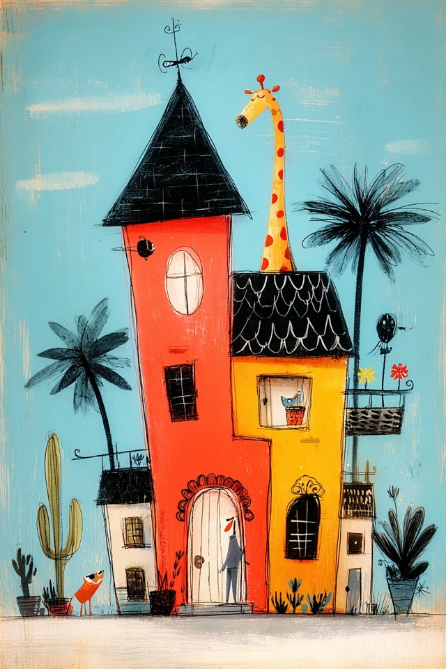 Whimsical Moments in a Stylized World - Image 6