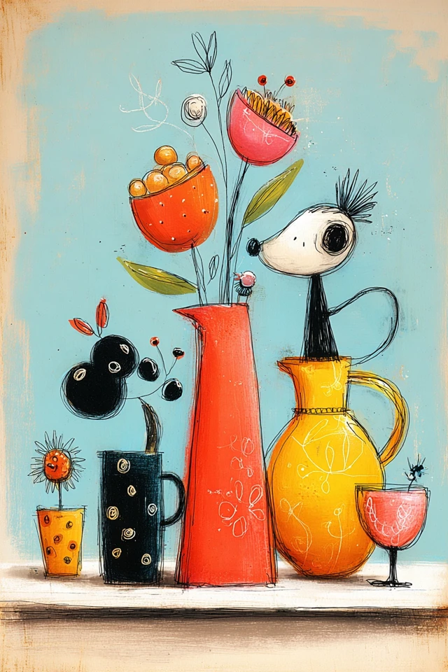 Whimsical Moments in a Stylized World - Image 3
