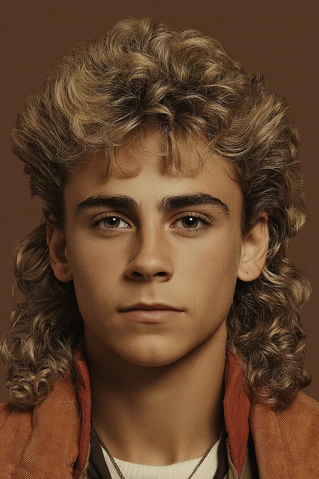Vintage Youthful Gaze - Image 1