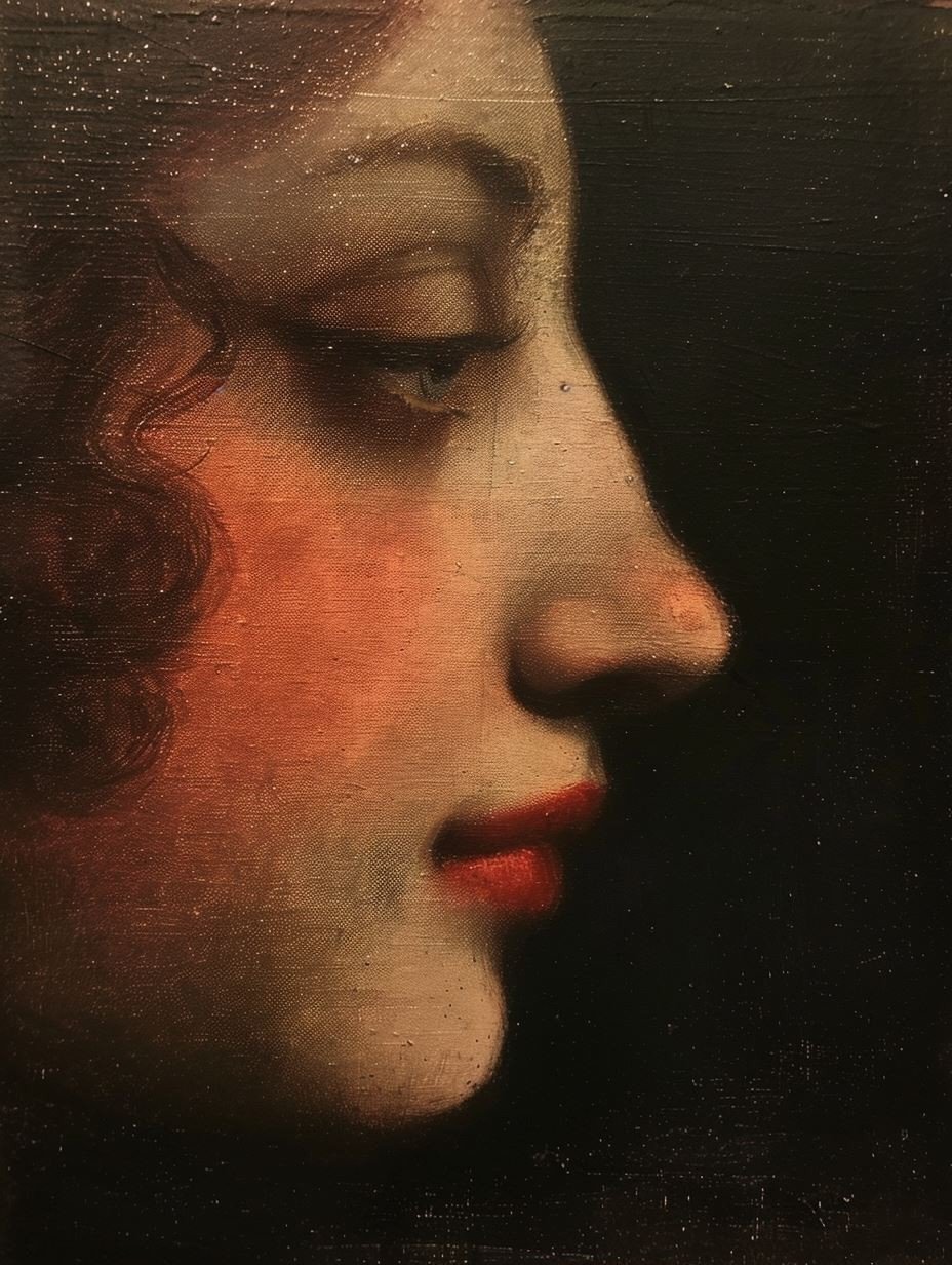 Study of Classical Melancholy Faces - Image 1