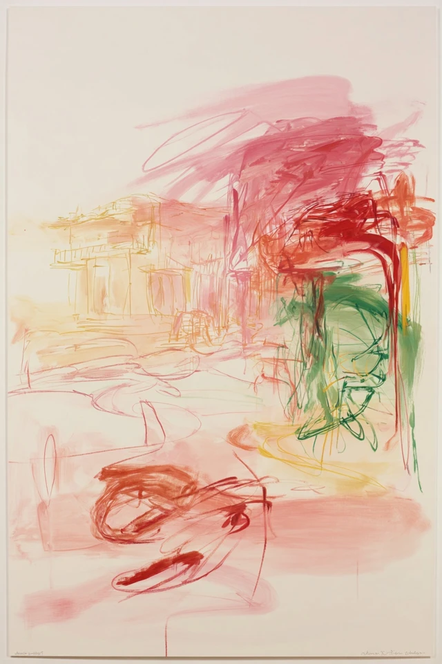 Abstract Expressions in Red and Gold - Image 6