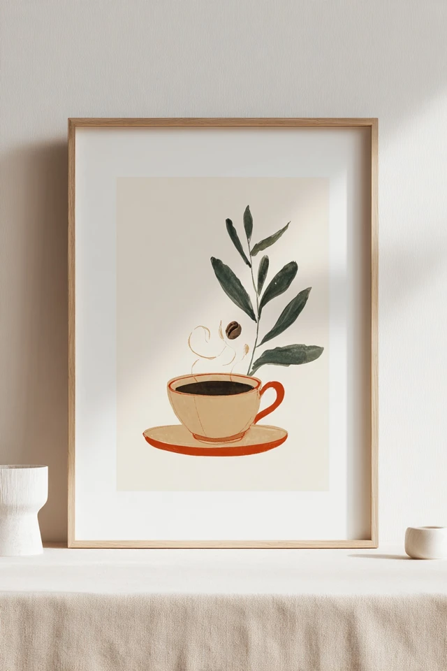 Terracotta Minimalist Muse - Image 4