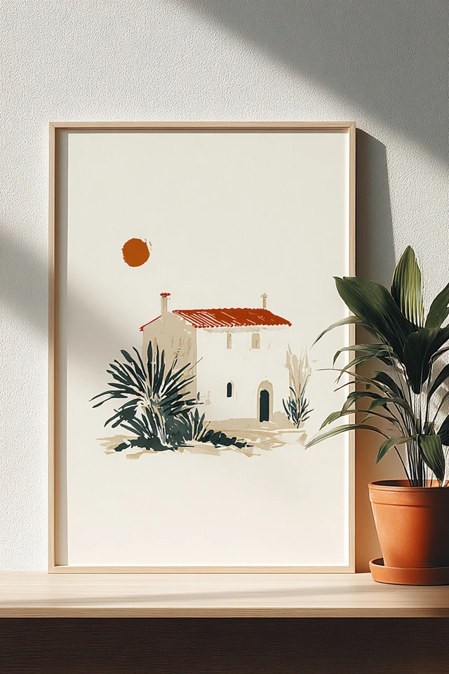 Terracotta Minimalist Muse - Image 6