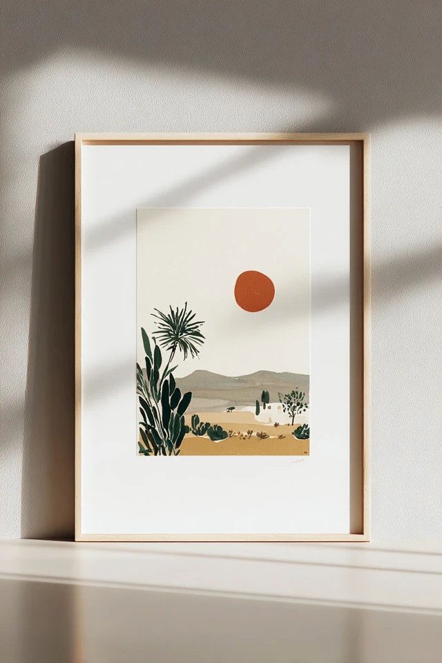 Terracotta Minimalist Muse - Image 2