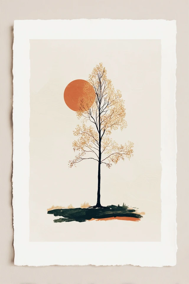 Terracotta Minimalist Muse - Image 5