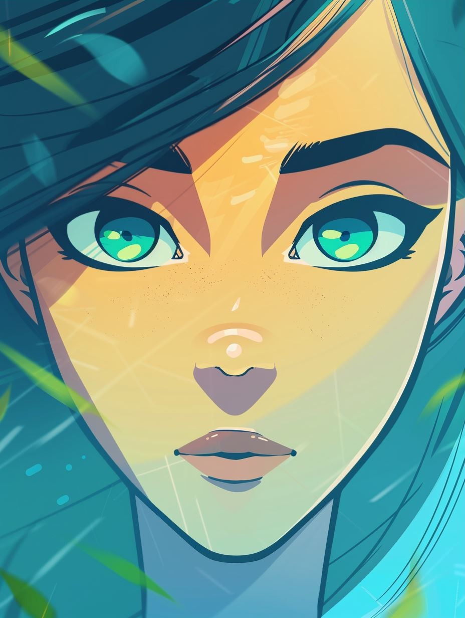 Azure Dream Portrait 3 - Image 3