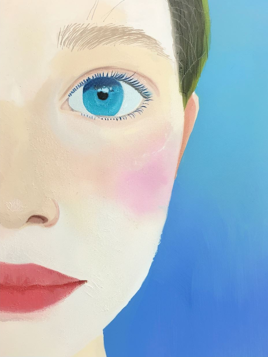 Azure Gaze Minimalist Mask - Image 2