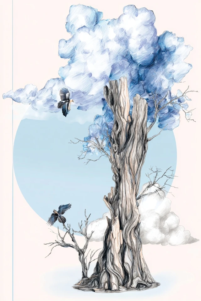 Azure Dreams: A Surrealist Art Collection - Image 5