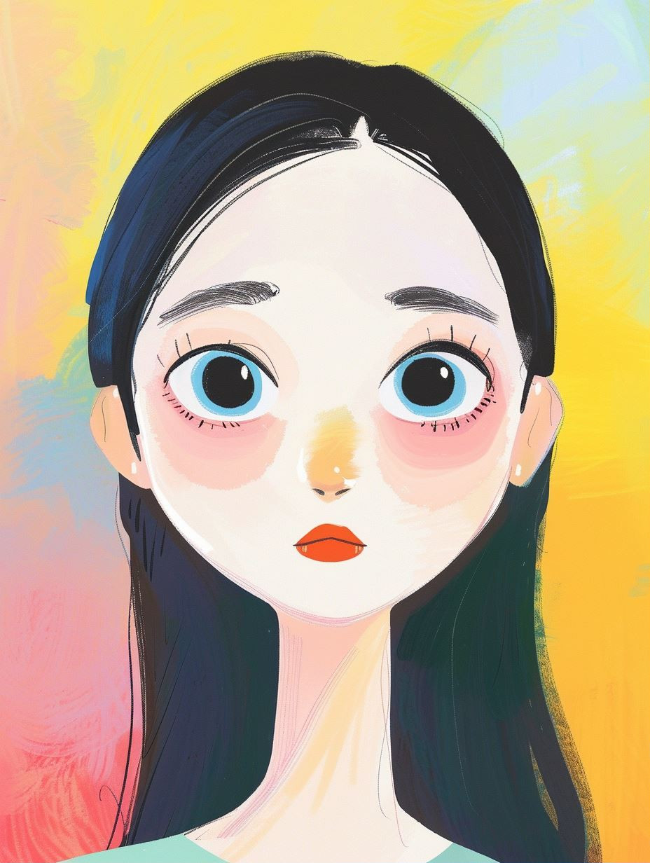 Whimsical Visions of a Dreamy Girl - Image 1