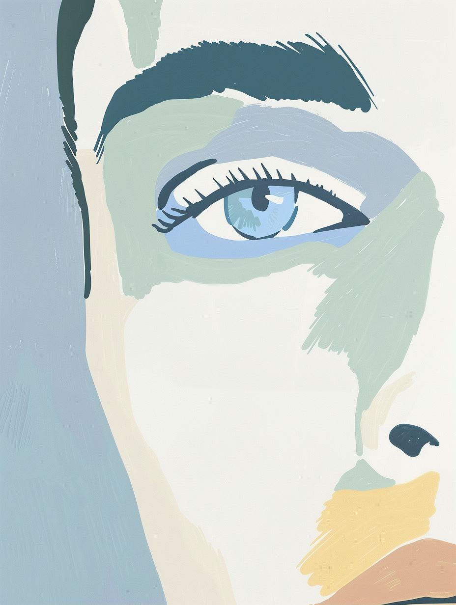 Fragmented Gaze Modernist Portraits - Image 1