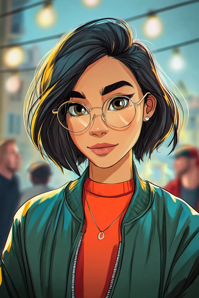 Urban Glow Portrait - Image 1