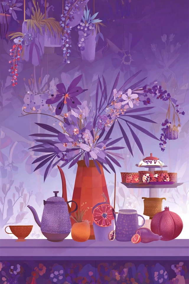 Amethyst Floral Dream - Image 3