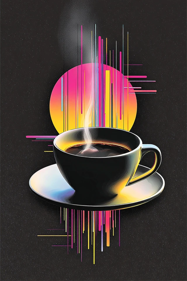 Neon Synthwave Silhouette - Image 4
