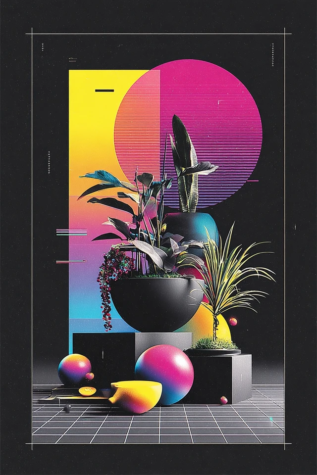 Neon Synthwave Silhouette - Image 3