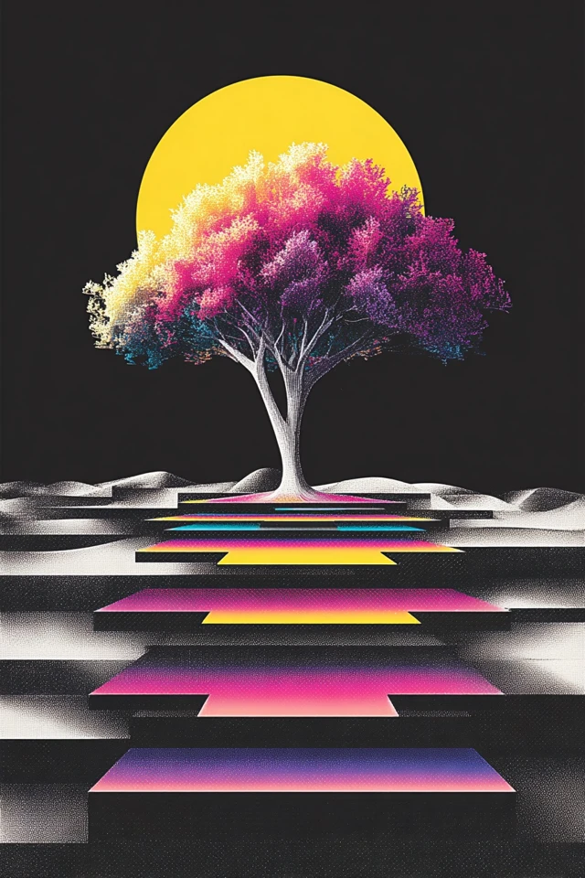 Neon Synthwave Silhouette - Image 5