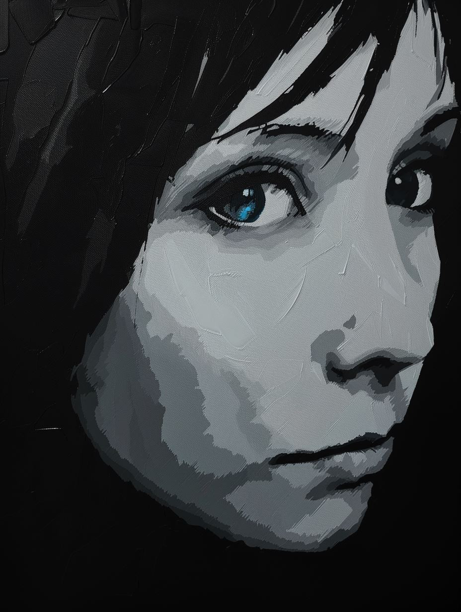 Noir Cinematic Anime Portrait - Image 4