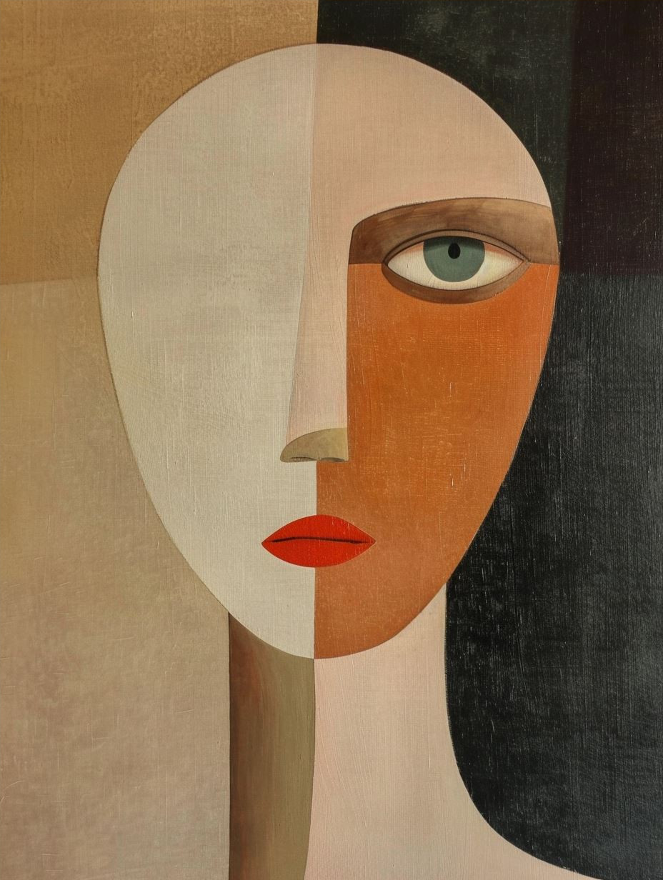 Geometric Echoes of Feminine Grace - Image 4