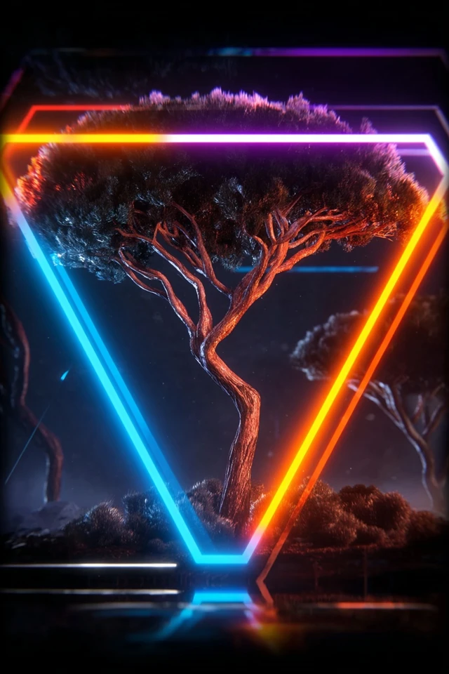 Neon Prism Silhouette - Image 5