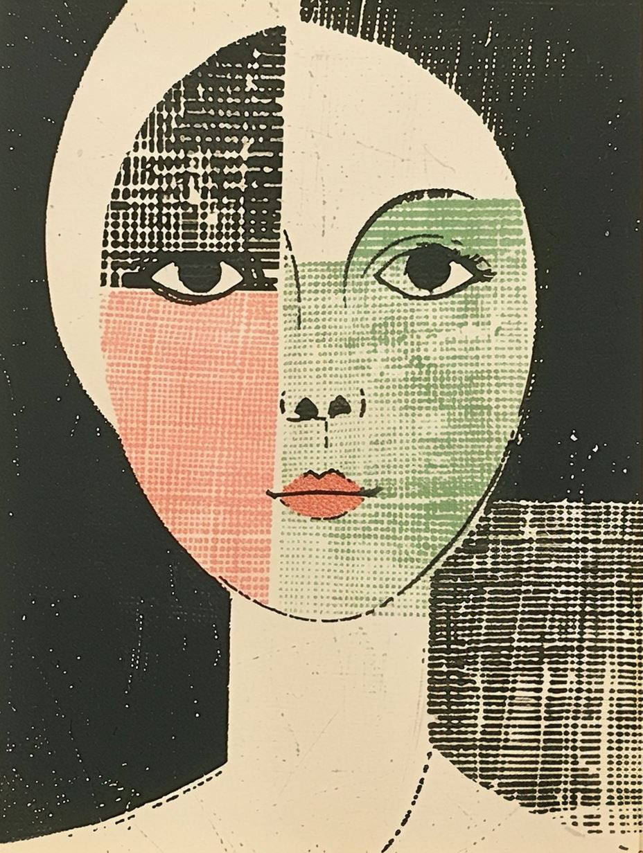 Abstract Fragmented Feminine Portraits - Image 3