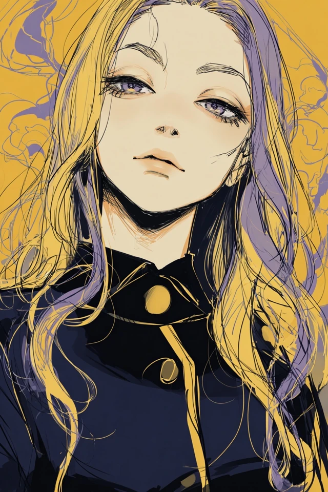 Golden Ethereal Gaze - Image 1