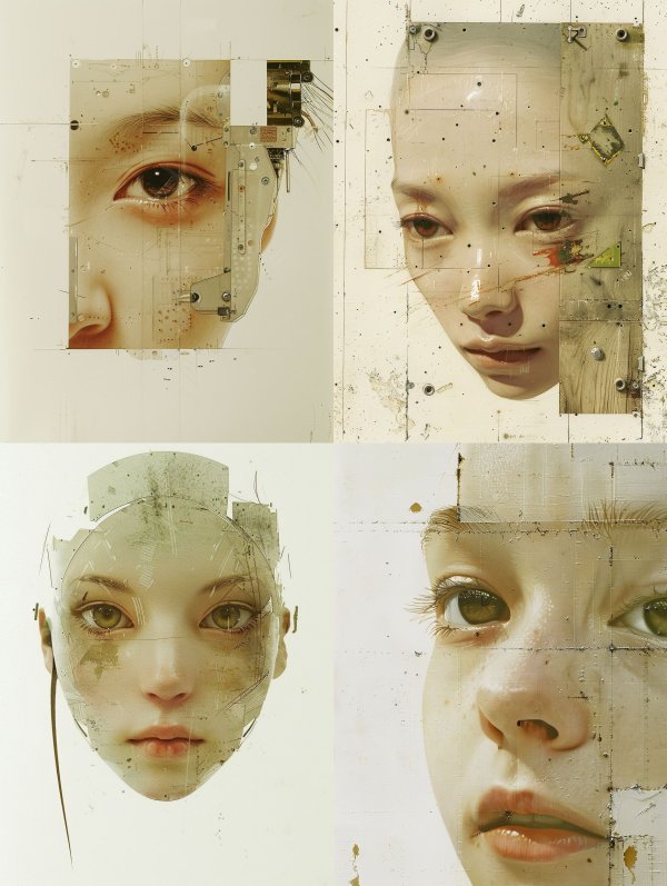 Fragmented Portraits of Human Emotion